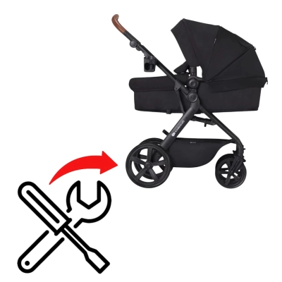 NAPRAWA kółek KINDERKRAFT - montaż łożysk - 2 kółka TYLNE z wysyłkami!